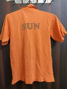 Boys Orange Polo T-Shirt