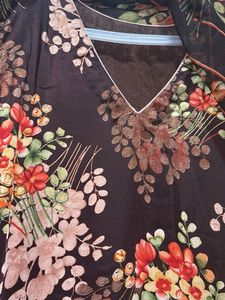 Floral Kurta Set &amp; Dupatta Inside Margin