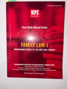 Family Law-I Book Case Study Manual