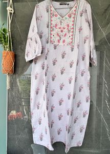 Floral Print Kurta