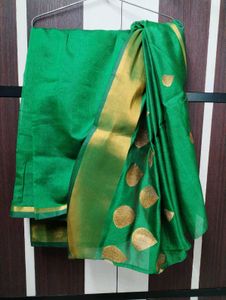Elegant Green Saree