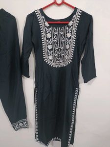 Embroidered Kurta Set