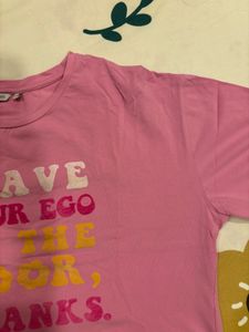 Pink Graphic Tee