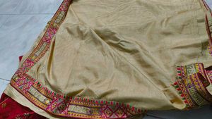 Embroidered Ethnic Border Fabric