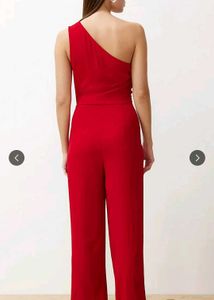 Chic Red Jumpsuit