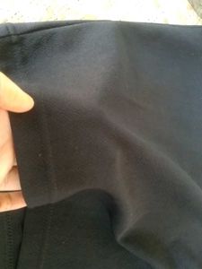Black Top with Mesh Sleeves
