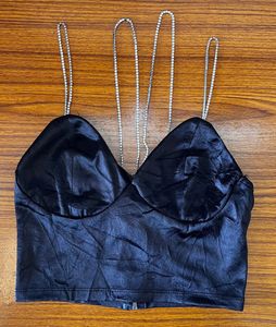 Women&#39;s Amisu Strappy Bustier Crop Cami Top