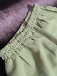 Embroidered Green Palazzos