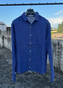 Levi’s Blue Checked Casual Shirt