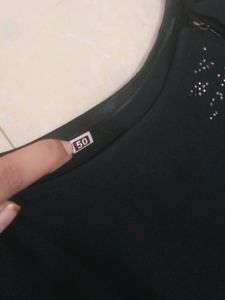 New Abaya With White Stones