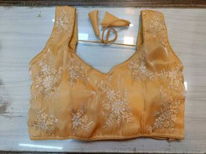 Golden Organza Blouse