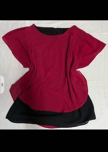 Elegant Burgundy Top🩷