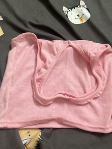 Pink Halter Tank Top