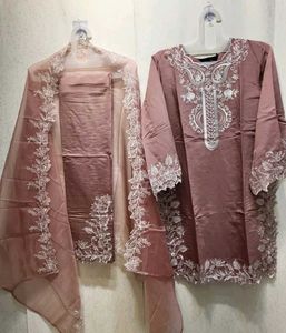 Elegant Embroidered Kurta Set