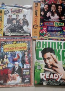 Set of 4 Comedy movie CD's