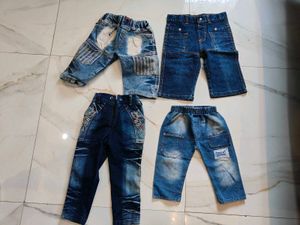 Combo Of 4. 2 Shorts 2Jeans