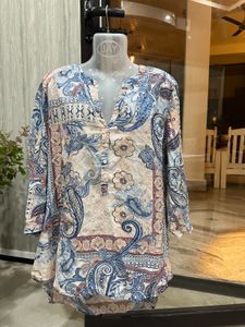 Patterned Tunic Top