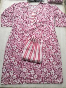 Floral Print Kurta Set