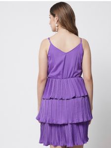 Layered Purple Dress