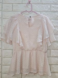 Vero Moda Romantic Ruffle Top - Sheer &amp; Sweet!