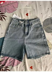 🌸denim Wide Leg Shorts