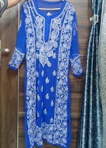 Dark Blue Georgette Kurti