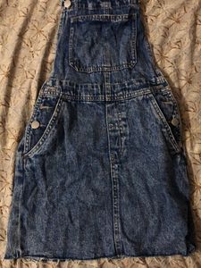 H&amp; M Denim Dungaree Jumpsuit