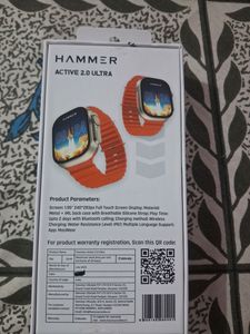 Hammer Active 2.0 Smart Watch With Wireless Charge