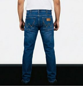 Men's Dark Wash Straight Leg Jeans