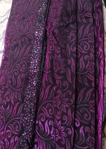 New Black Lycra Saree