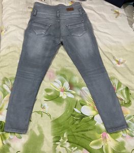 Grey High Waist Jeans