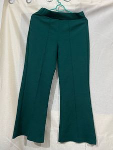 Green Women Trouser