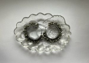 Black Polish Ring Jhumka