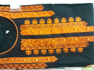 Black embroidered Kurta