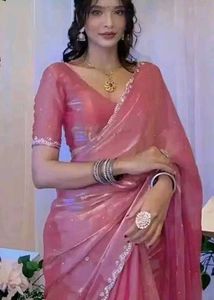 Elegant Pink Saree