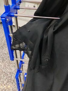 Elegant Black Embellished Abaya