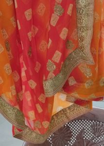 Bandhani Design Saree