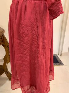 Chic Red Midi Dress