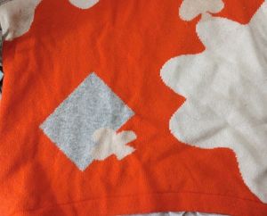 Orange High Necked Half Sweater ! 🧡