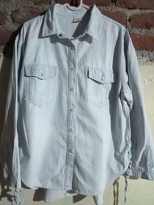 it&#39;s girls oversized denim shirt