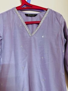 999 Fixed New Lavender Kurta Set