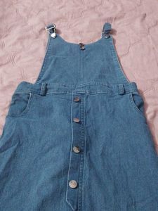 Denim Overall Dress