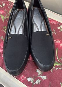 Black Leather Loafers