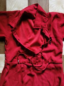 Girl Party Dress.Red Colour.Fancy Dress.