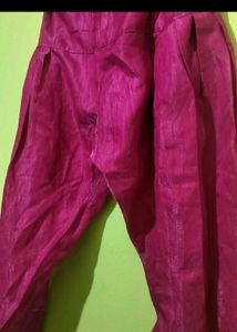Pink Silk Salwar XXL
