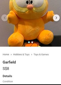 Garfield Plush Toy