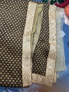 Elegant saree  brown color