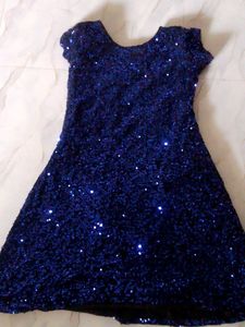 Sparkling Blue Party Dress