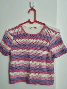 Multicolur Knitted Top