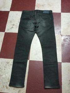 John Players Men’s Black Slim Fit Denim Jeans